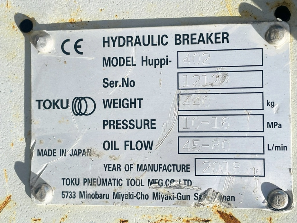 Huppi 402 (4063) - Martello idraulico: foto 3 Huppi 402 (4063) - Martello idraulico: foto 3