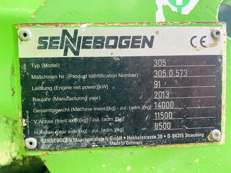 Sennebogen 305 (3866) - Escavatore per movimentazione: foto 5 Sennebogen 305 (3866) - Escavatore per movimentazione: foto 5