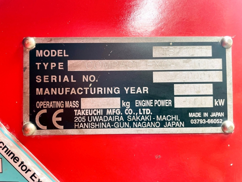 Takeuchi TB280FR (4002) - Miniescavatore: foto 3 Takeuchi TB280FR (4002) - Miniescavatore: foto 3