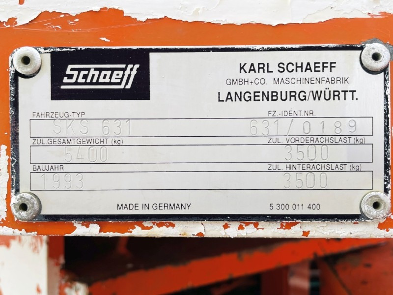 Terex-Schaeff SKS 631 (3509) - Pala gommata: foto 2 Terex-Schaeff SKS 631 (3509) - Pala gommata: foto 2