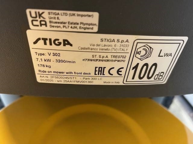 Stiga Park 300 lc Frontmaaier - Tagliaerba: foto 4 Stiga Park 300 lc Frontmaaier - Tagliaerba: foto 4
