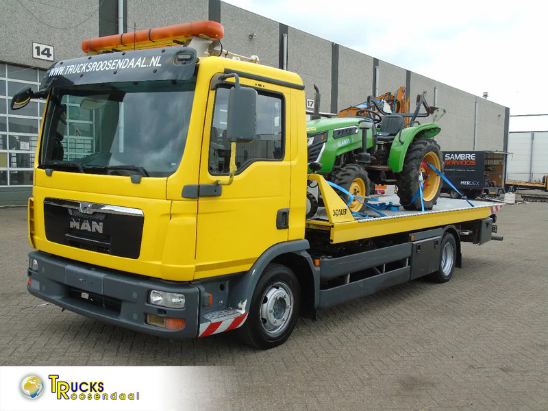 MAN TGL 8.180 + winch + MANUAL + EURO 5 + system working - Autocarro trasporto automezzi: foto 1 MAN TGL 8.180 + winch + MANUAL + EURO 5 + system working - Autocarro trasporto automezzi: foto 1