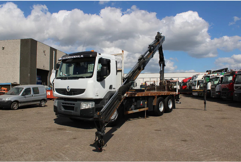 Camion con gru Renault Kerax 370 + HIAB 166-4 HIDRUO + 6X4 + MANUAL + SPRING + REMOTE + EURO 5 + 6X4: foto 13