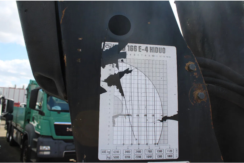 Camion con gru Renault Kerax 370 + HIAB 166-4 HIDRUO + 6X4 + MANUAL + SPRING + REMOTE + EURO 5 + 6X4: foto 8