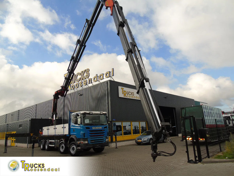Scania G480 8x4 + palfinger crane PK74002 6x extension + JIB 4x extension - Camion con gru: foto 1 Scania G480 8x4 + palfinger crane PK74002 6x extension + JIB 4x extension - Camion con gru: foto 1