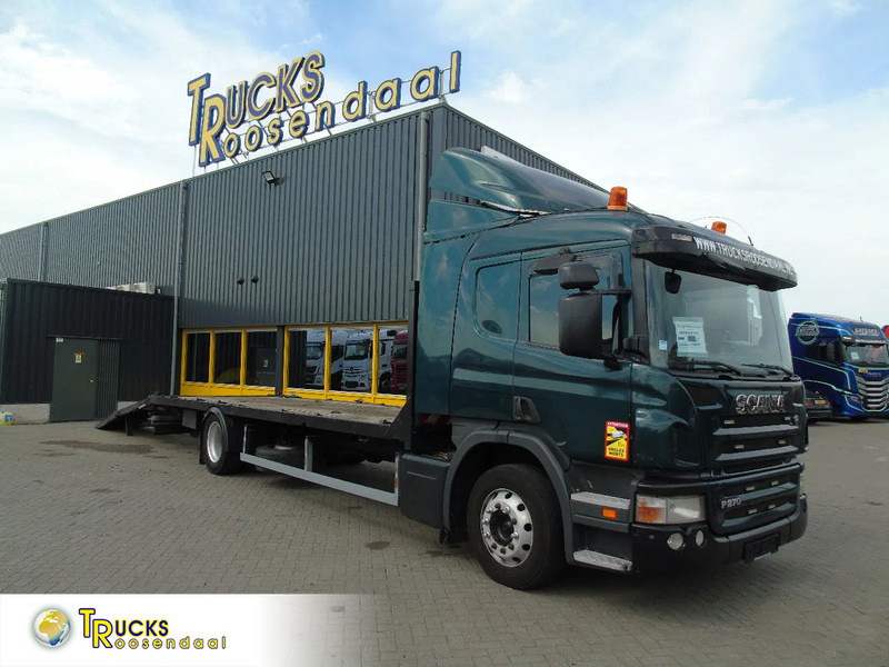 Scania P 270 + manual + hydrolic ramps + WINCH - Autocarro trasporto automezzi: foto 1 Scania P 270 + manual + hydrolic ramps + WINCH - Autocarro trasporto automezzi: foto 1