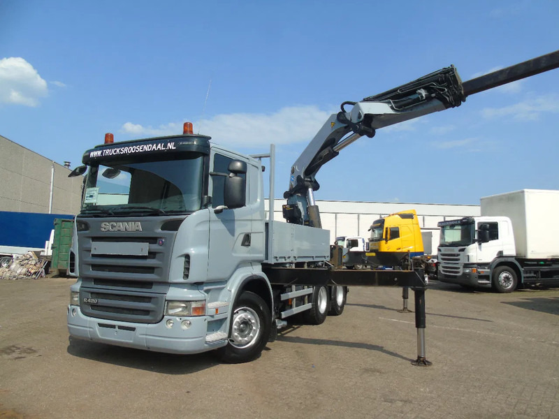 Scania R reserved 420 + PALFINGER 72002 + 7 EXTENTIONS + 6X4 + REMOTE - Camion con gru: foto 3 Scania R reserved 420 + PALFINGER 72002 + 7 EXTENTIONS + 6X4 + REMOTE - Camion con gru: foto 3