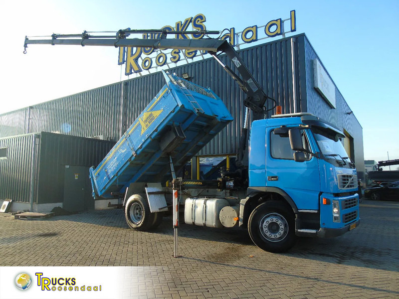 Volvo FM 9.340 + HIAB 122 E4 + TIPPER + MANUAL - Camion con gru: foto 1 Volvo FM 9.340 + HIAB 122 E4 + TIPPER + MANUAL - Camion con gru: foto 1