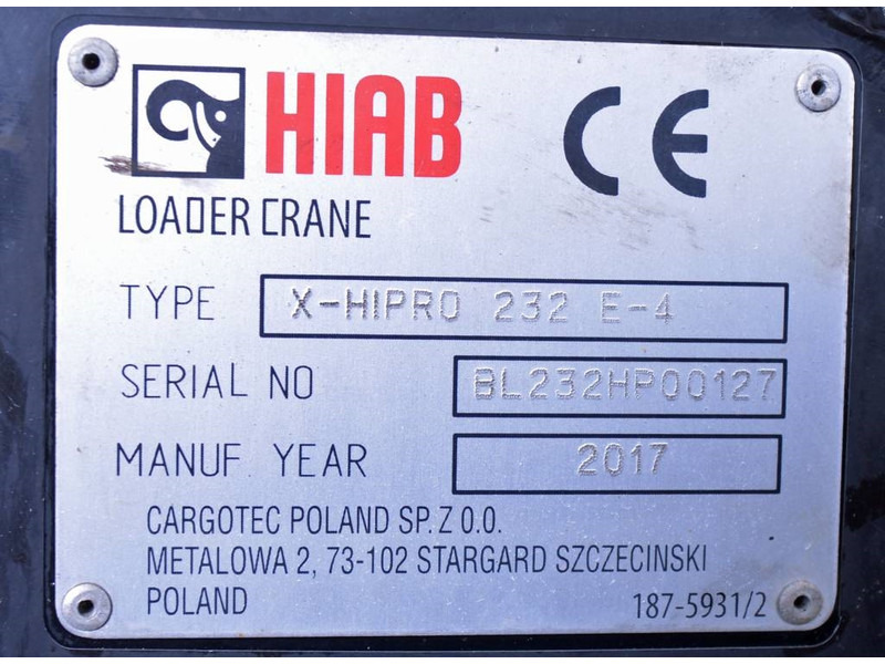 Gru per autocarro Hiab X-HIPRO 232 E4 CD: foto 7