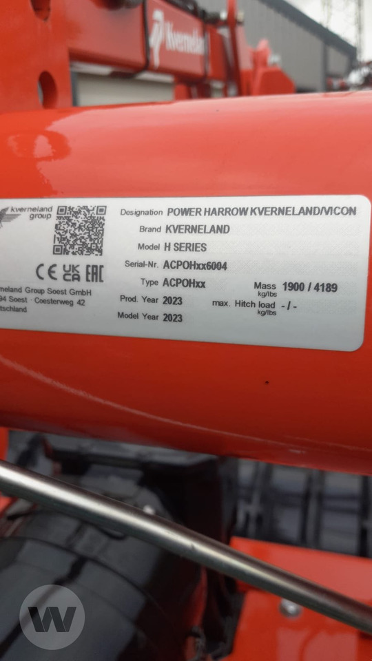 Kverneland H-Serie - Erpice rotante: foto 2 Kverneland H-Serie - Erpice rotante: foto 2