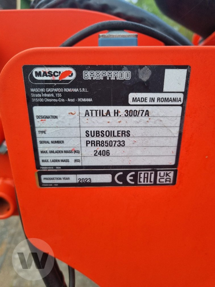 Maschio Attila 300 - Dissodatore: foto 2 Maschio Attila 300 - Dissodatore: foto 2