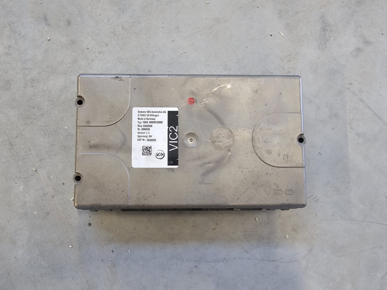 DAF XF CF / VIC2 CONTROL UNIT / 1639082 - ECU: foto 2 DAF XF CF / VIC2 CONTROL UNIT / 1639082 - ECU: foto 2