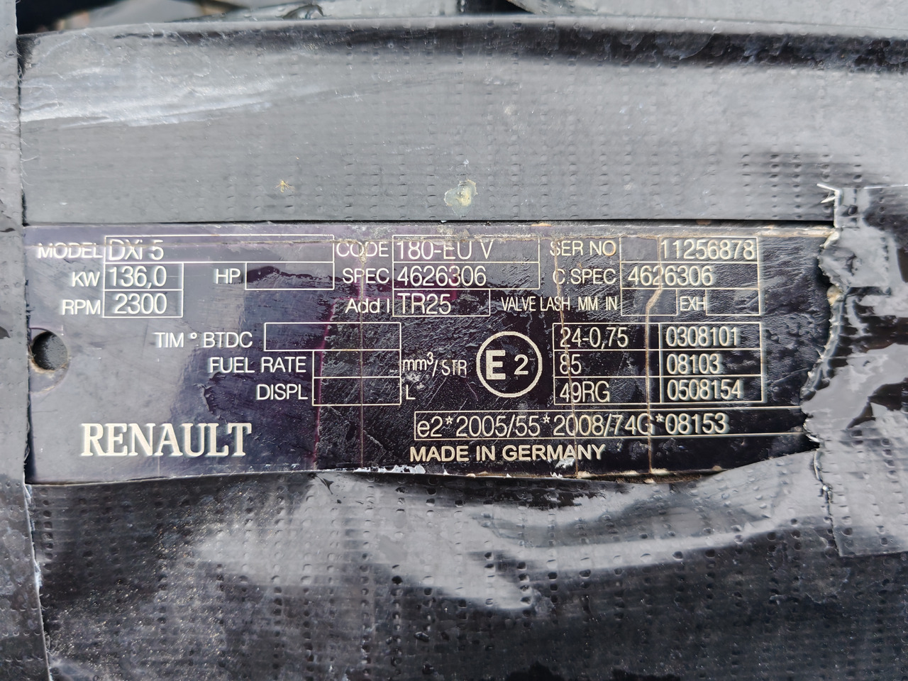 Motore RENAULT DXI5 180 EUV / EURO 5 / COMPLETE ENGINE: foto 10 Motore RENAULT DXI5 180 EUV / EURO 5 / COMPLETE ENGINE: foto 10