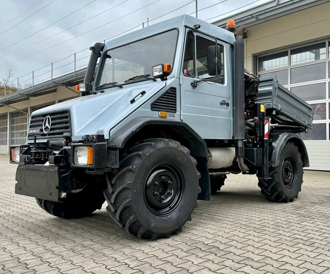 Unimog 130 - U130 418 74426 mit Kran und Winde Mer - Autocarro ribaltabile: foto 3 Unimog 130 - U130 418 74426 mit Kran und Winde Mer - Autocarro ribaltabile: foto 3