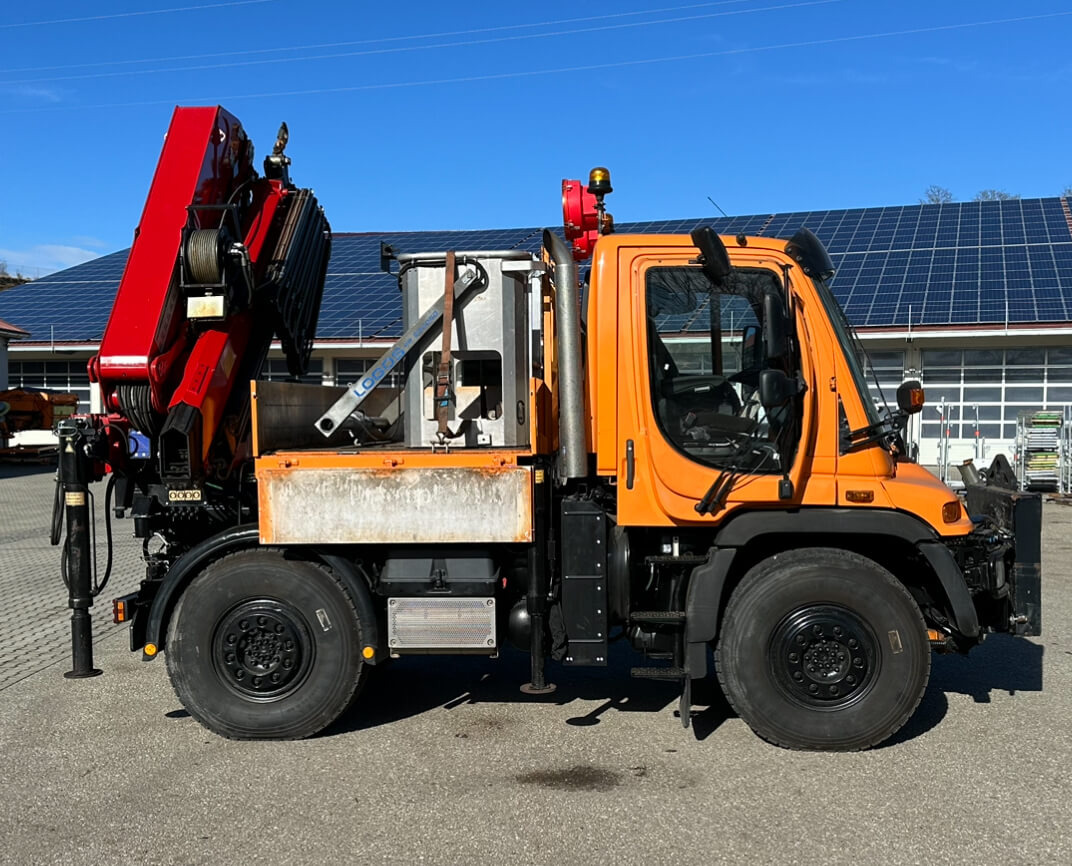 Unimog 400 - U400 405 25177 mit Wechselkran Merced - Veicolo speciale/ Comunale: foto 3 Unimog 400 - U400 405 25177 mit Wechselkran Merced - Veicolo speciale/ Comunale: foto 3