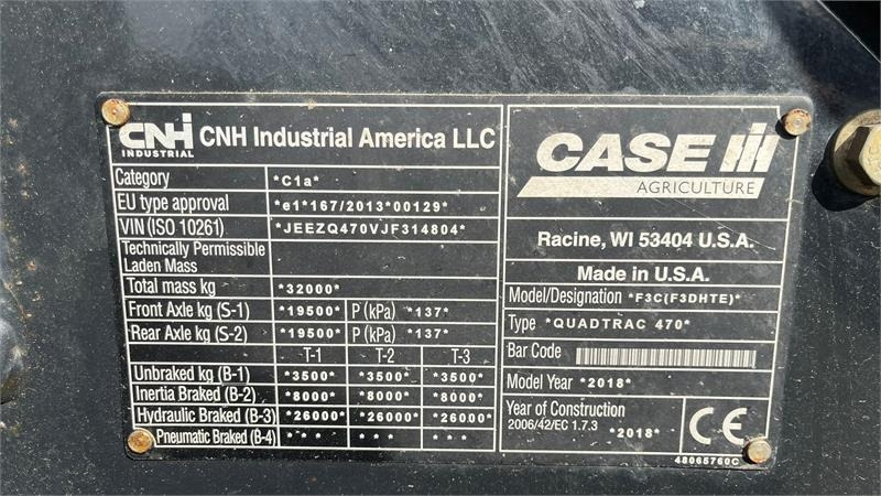 Case IH Quadtrac 470 CVX, med brede bånd og evt med komple - Trattore: foto 2 Case IH Quadtrac 470 CVX, med brede bånd og evt med komple - Trattore: foto 2