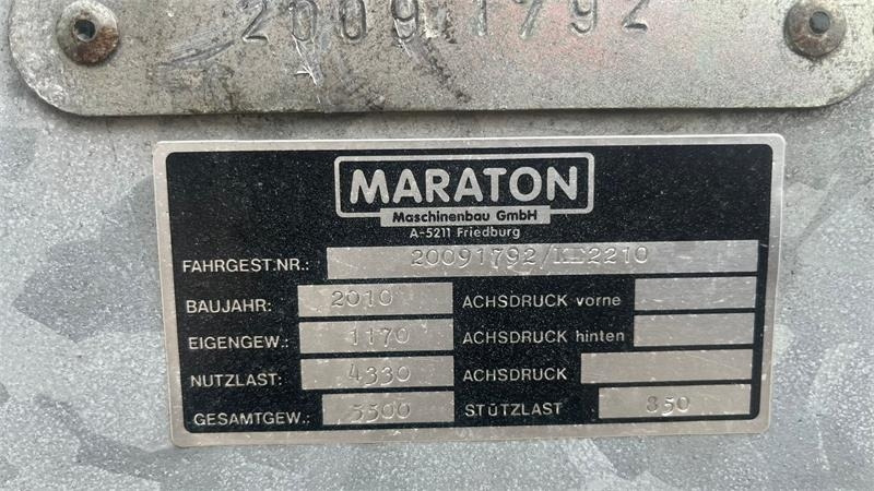 Maraton 3 vejstip med høje sider med bremser - Rimorchio a cassone agricolo: foto 4 Maraton 3 vejstip med høje sider med bremser - Rimorchio a cassone agricolo: foto 4