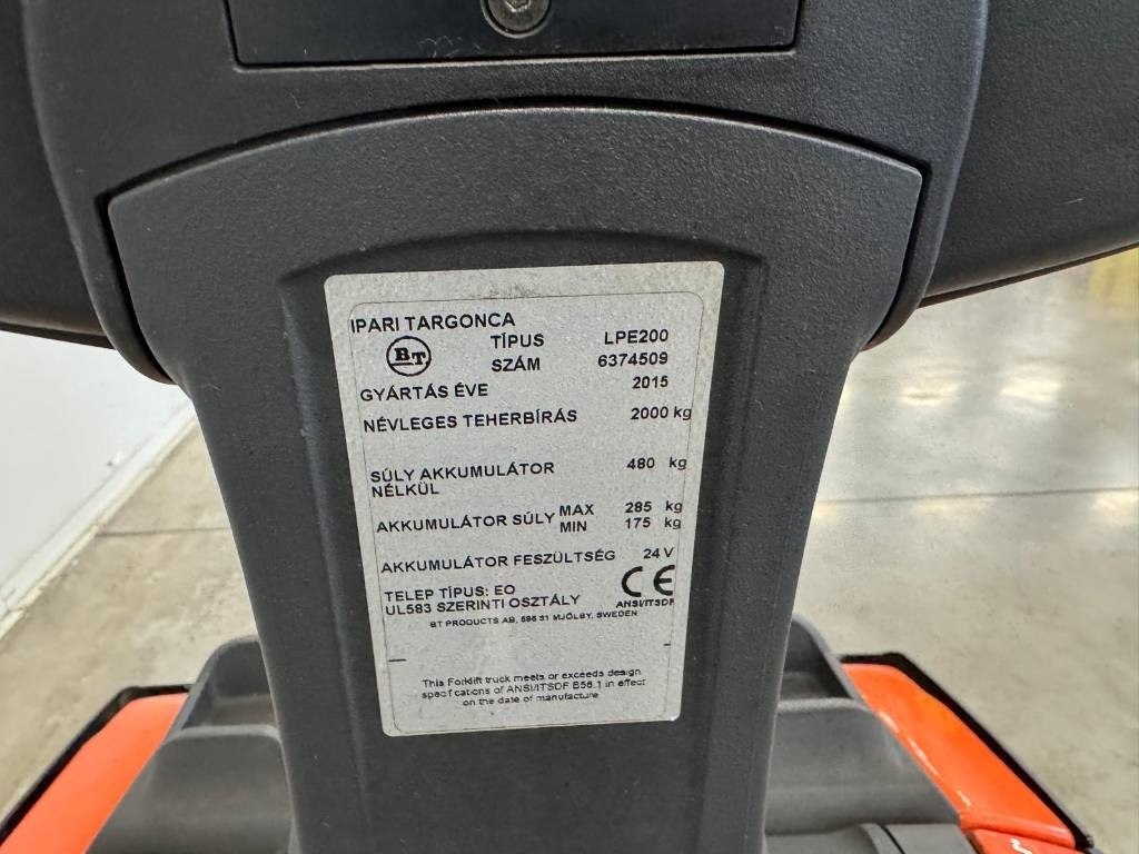 Toyota 10792 LPE 200  - Transpallet: foto 4 Toyota 10792 LPE 200  - Transpallet: foto 4