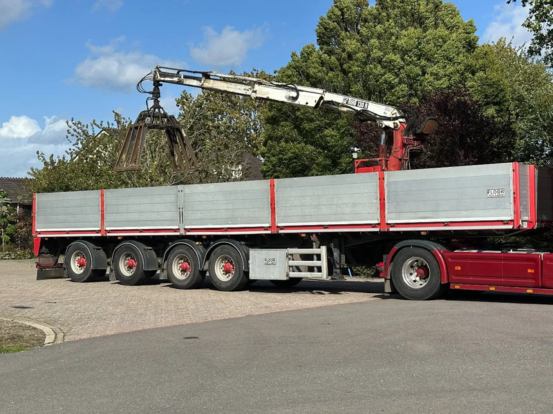 Floor 4 assen Hiab 130r KLEM - Semirimorchio cassonato/ Pianale: foto 1 Floor 4 assen Hiab 130r KLEM - Semirimorchio cassonato/ Pianale: foto 1