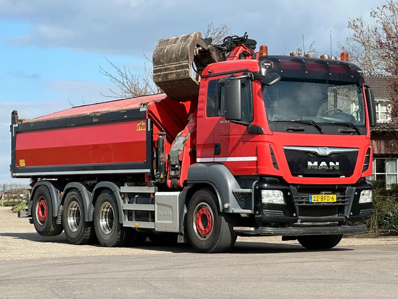 MAN TGS 35.400 8X4 TRIPLE!! EURO6!! Z-KRAAN/KIPPER!!TOP!! - Autocarro ribaltabile, Camion con gru: foto 2 MAN TGS 35.400 8X4 TRIPLE!! EURO6!! Z-KRAAN/KIPPER!!TOP!! - Autocarro ribaltabile, Camion con gru: foto 2