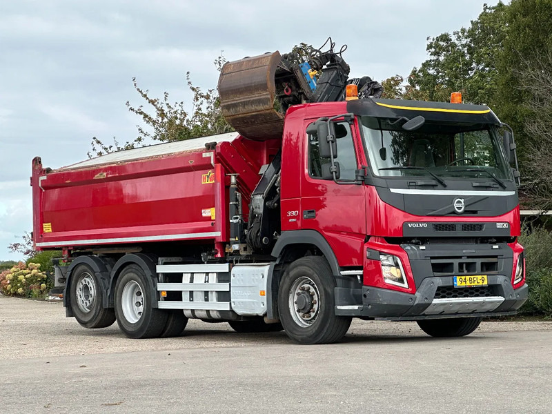 Volvo FMX 330 EURO6!!6X4!!VOORAS AANGEDREVEN!!Z-Kraan/KIPPER!! - Autocarro ribaltabile, Camion con gru: foto 5 Volvo FMX 330 EURO6!!6X4!!VOORAS AANGEDREVEN!!Z-Kraan/KIPPER!! - Autocarro ribaltabile, Camion con gru: foto 5