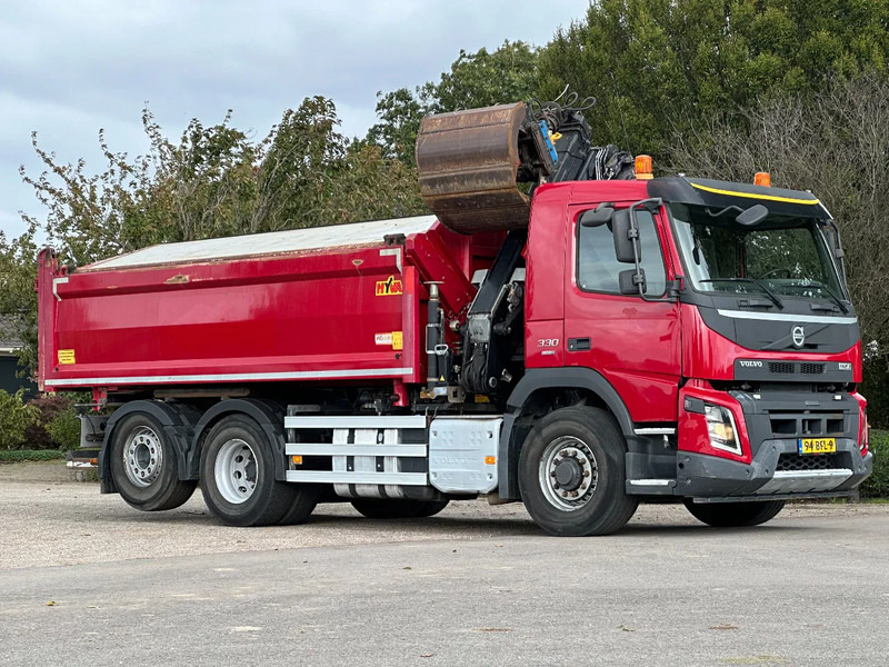 Volvo FMX 330 EURO6!!6X4!!VOORAS AANGEDREVEN!!Z-Kraan/KIPPER!! - Autocarro ribaltabile, Camion con gru: foto 2 Volvo FMX 330 EURO6!!6X4!!VOORAS AANGEDREVEN!!Z-Kraan/KIPPER!! - Autocarro ribaltabile, Camion con gru: foto 2