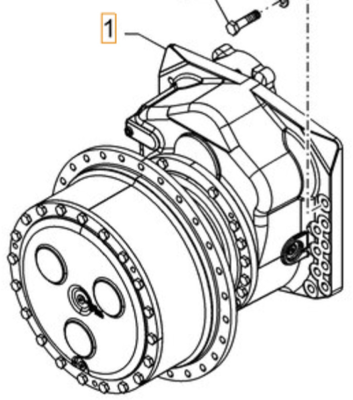 Case 47863726 - 87452179 - Motore di traslazione per Macchina da cantiere: foto 1 Case 47863726 - 87452179 - Motore di traslazione per Macchina da cantiere: foto 1