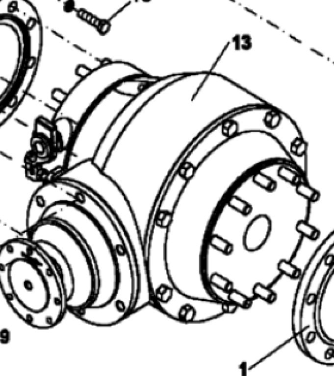 Case ND110665 - Differenziale per Macchina da cantiere: foto 1 Case ND110665 - Differenziale per Macchina da cantiere: foto 1