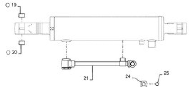 Case PW01V00073F1 - Cilindro idraulico per Macchina agricola: foto 1 Case PW01V00073F1 - Cilindro idraulico per Macchina agricola: foto 1