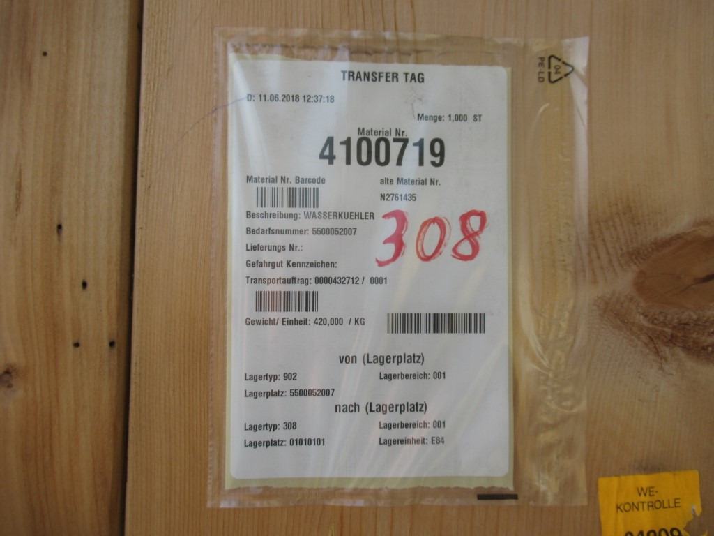 Caterpillar 4100719 - Radiatore per Macchina da cantiere: foto 3 Caterpillar 4100719 - Radiatore per Macchina da cantiere: foto 3