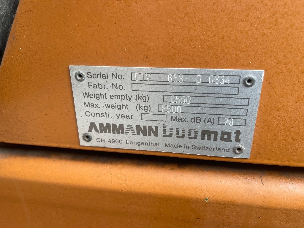 Ammann DTV 653 D - Rullo stradale: foto 4 Ammann DTV 653 D - Rullo stradale: foto 4