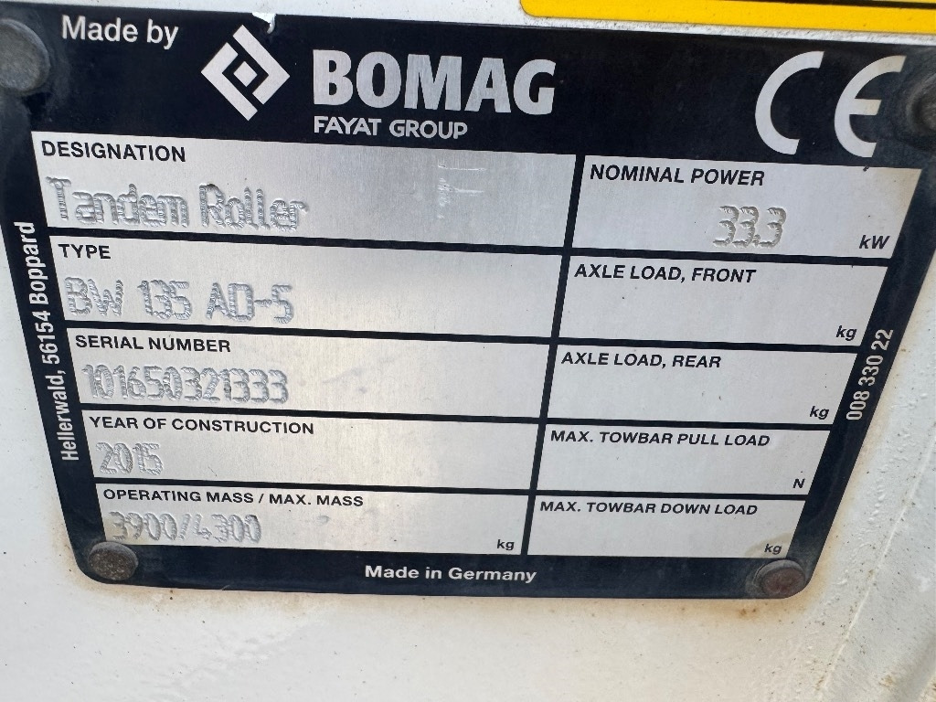 Bomag BW 125 AD-5 - Rullo stradale: foto 5 Bomag BW 125 AD-5 - Rullo stradale: foto 5