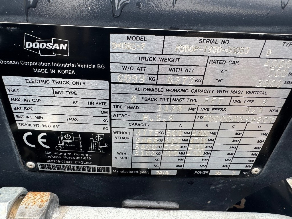 Leasing di Doosan D 40 SC-7  Doosan D 40 SC-7: foto 8