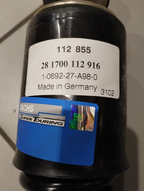 AMORTYZATOR KABINY MAN F90 F2000 112855 SACHS 81417226033 - Sospensione della cabina: foto 2 AMORTYZATOR KABINY MAN F90 F2000 112855 SACHS 81417226033 - Sospensione della cabina: foto 2