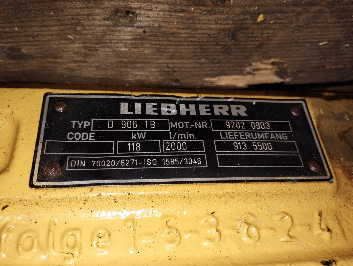 LIEBHERR D 906 TB GŁOWICA BLOK WAŁ KORBOWY CZĘŚCI PARTS - Motore e ricambi per Macchina da cantiere: foto 1 LIEBHERR D 906 TB GŁOWICA BLOK WAŁ KORBOWY CZĘŚCI PARTS - Motore e ricambi per Macchina da cantiere: foto 1