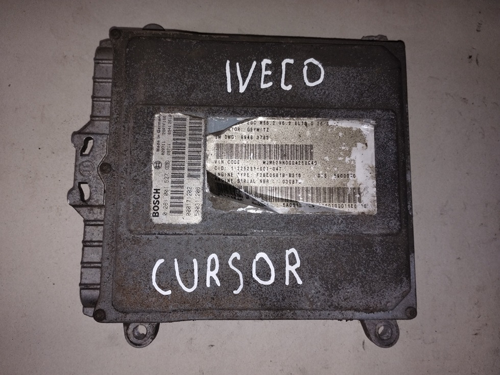 STEROWNIK SILNIKA IVECO CURSOR 0281001527 F3BE0681 D 500311206 - ECU: foto 1 STEROWNIK SILNIKA IVECO CURSOR 0281001527 F3BE0681 D 500311206 - ECU: foto 1