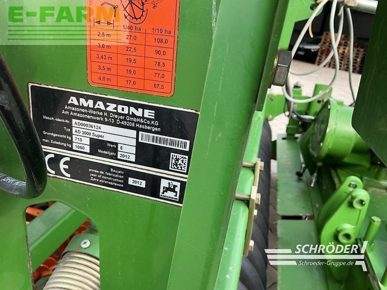 Amazone kg 3000 special / ad 3000 super - Seminatrice: foto 5 Amazone kg 3000 special / ad 3000 super - Seminatrice: foto 5