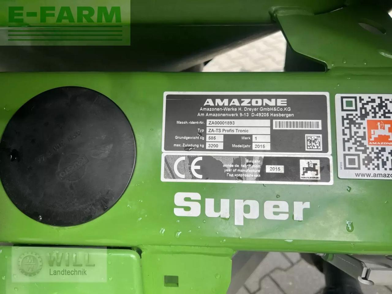 Amazone za-ts 2600 - Spandiconcime: foto 5 Amazone za-ts 2600 - Spandiconcime: foto 5