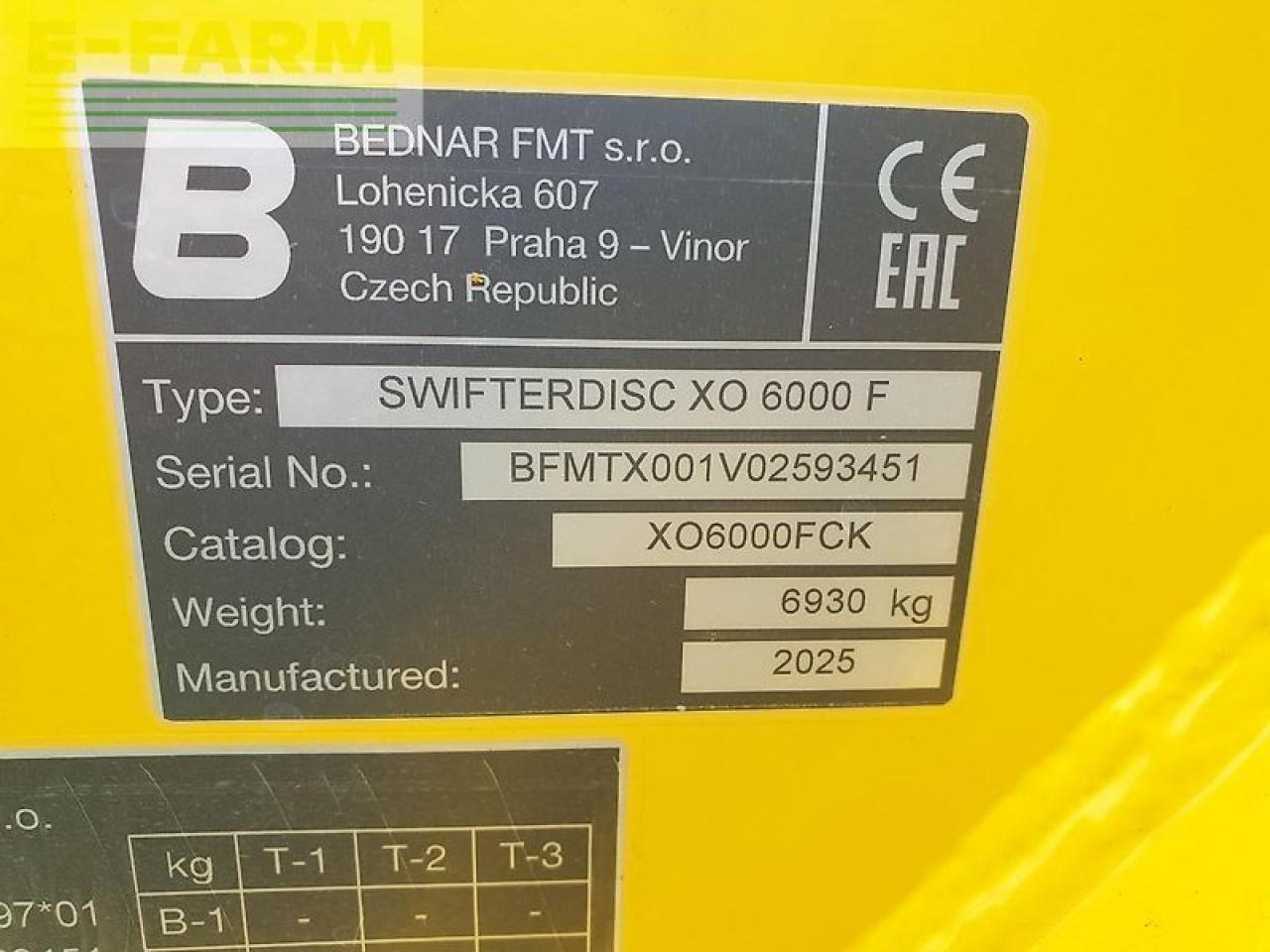 Erpice a dischi Bednar swifterdisc xo 6000 f: foto 6