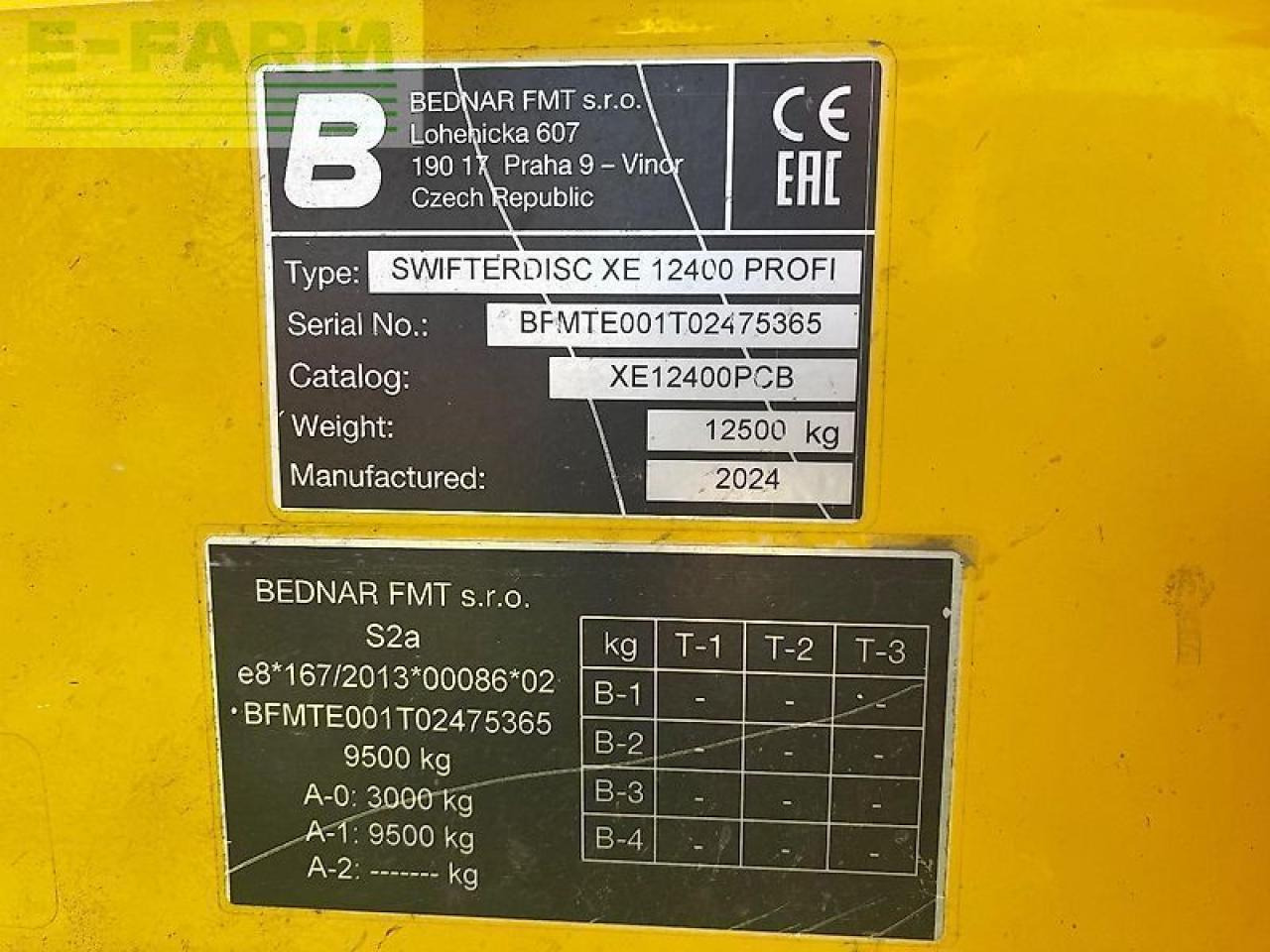 Bednar swiftredisc xe 12400 profi - Erpice a dischi: foto 3 Bednar swiftredisc xe 12400 profi - Erpice a dischi: foto 3