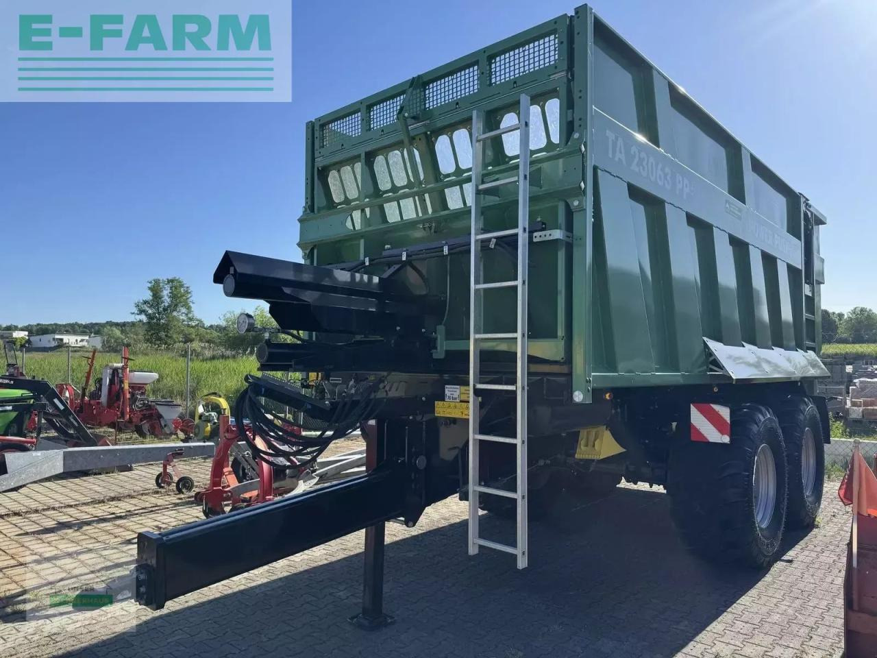 Brantner ta 23063 pp+ - Rimorchio a cassone agricolo: foto 1 Brantner ta 23063 pp+ - Rimorchio a cassone agricolo: foto 1