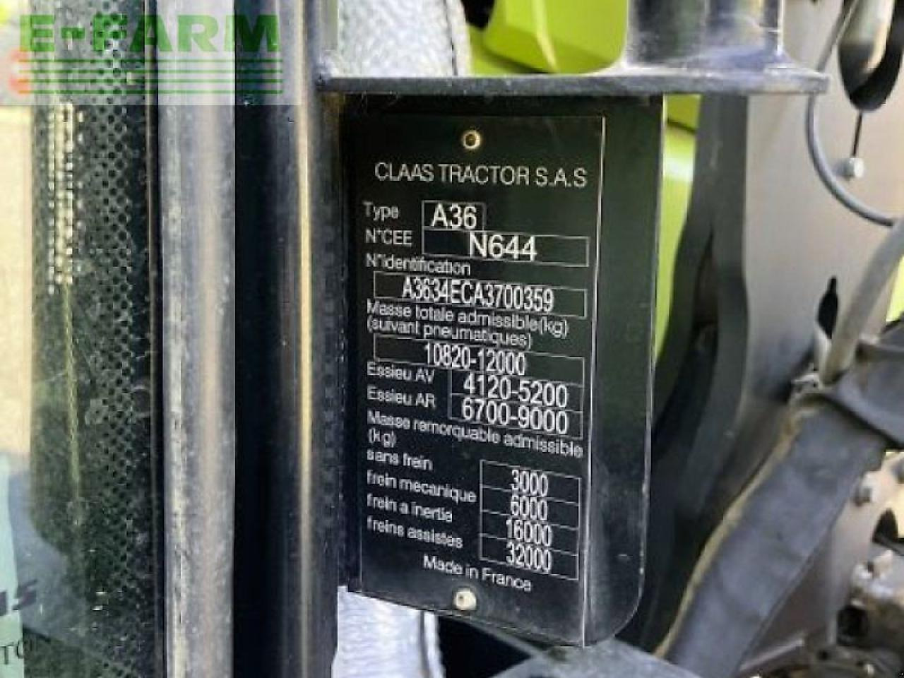 Trattore CLAAS arion 650 cmatic cebis+fl150 CMATIC CEBIS: foto 12 Trattore CLAAS arion 650 cmatic cebis+fl150 CMATIC CEBIS: foto 12