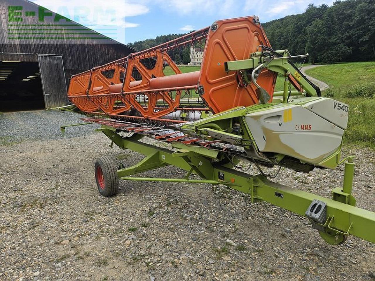 CLAAS v540 vario + transportwagen - Barra di taglio per grano: foto 3 CLAAS v540 vario + transportwagen - Barra di taglio per grano: foto 3