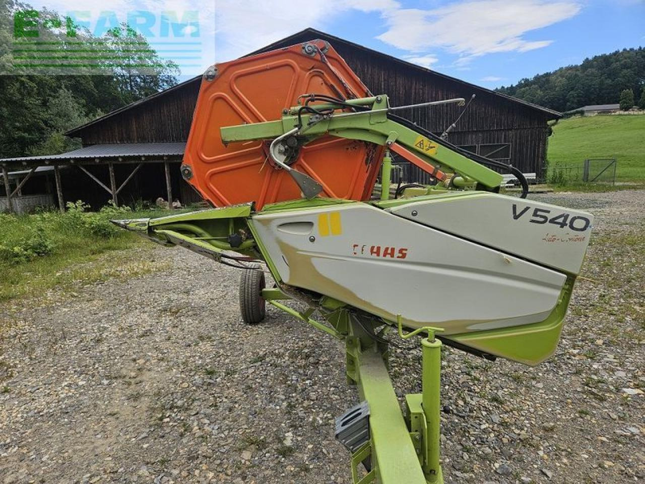 CLAAS v540 vario + transportwagen - Barra di taglio per grano: foto 2 CLAAS v540 vario + transportwagen - Barra di taglio per grano: foto 2
