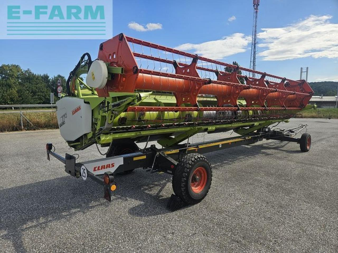 CLAAS vario 770 + rapstrenner + transportwagen - Barra di taglio per grano: foto 5 CLAAS vario 770 + rapstrenner + transportwagen - Barra di taglio per grano: foto 5