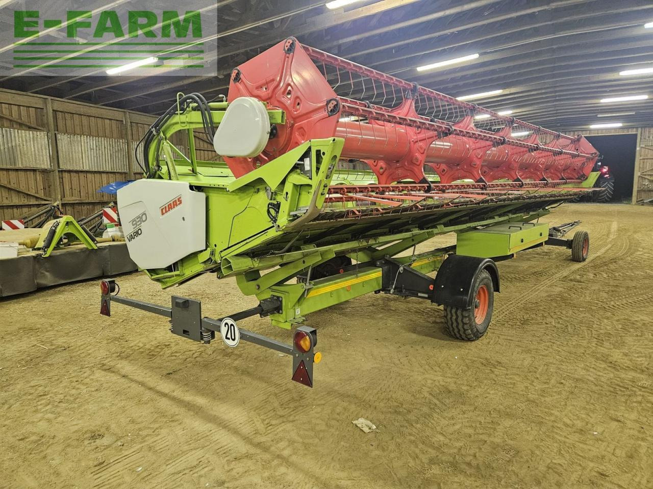 CLAAS vario 930 + 2 rapstrenner + transportwagen - Barra di taglio per grano: foto 3 CLAAS vario 930 + 2 rapstrenner + transportwagen - Barra di taglio per grano: foto 3