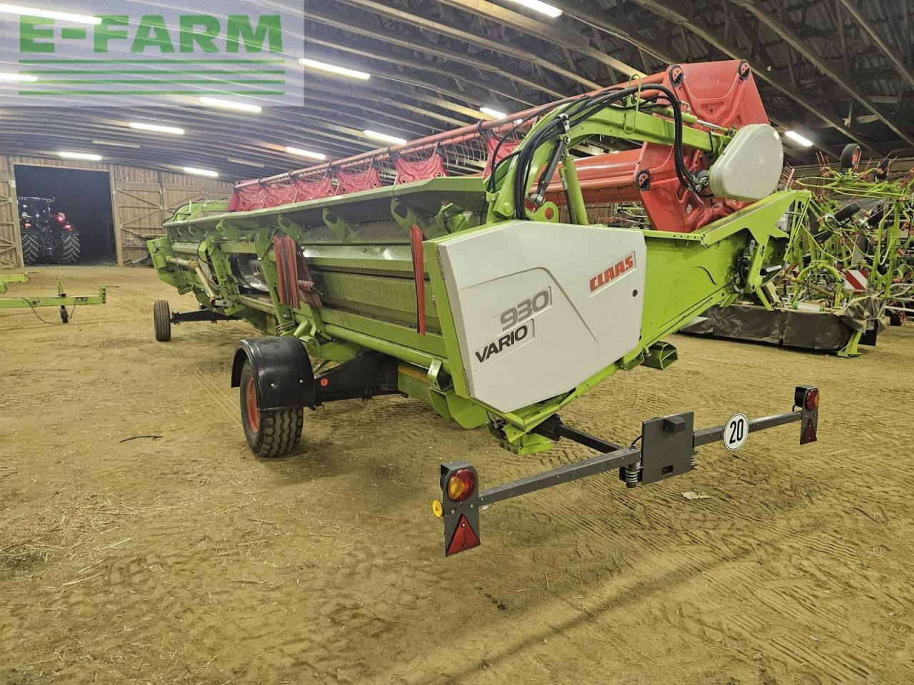 CLAAS vario 930 + 2 rapstrenner + transportwagen - Barra di taglio per grano: foto 4 CLAAS vario 930 + 2 rapstrenner + transportwagen - Barra di taglio per grano: foto 4