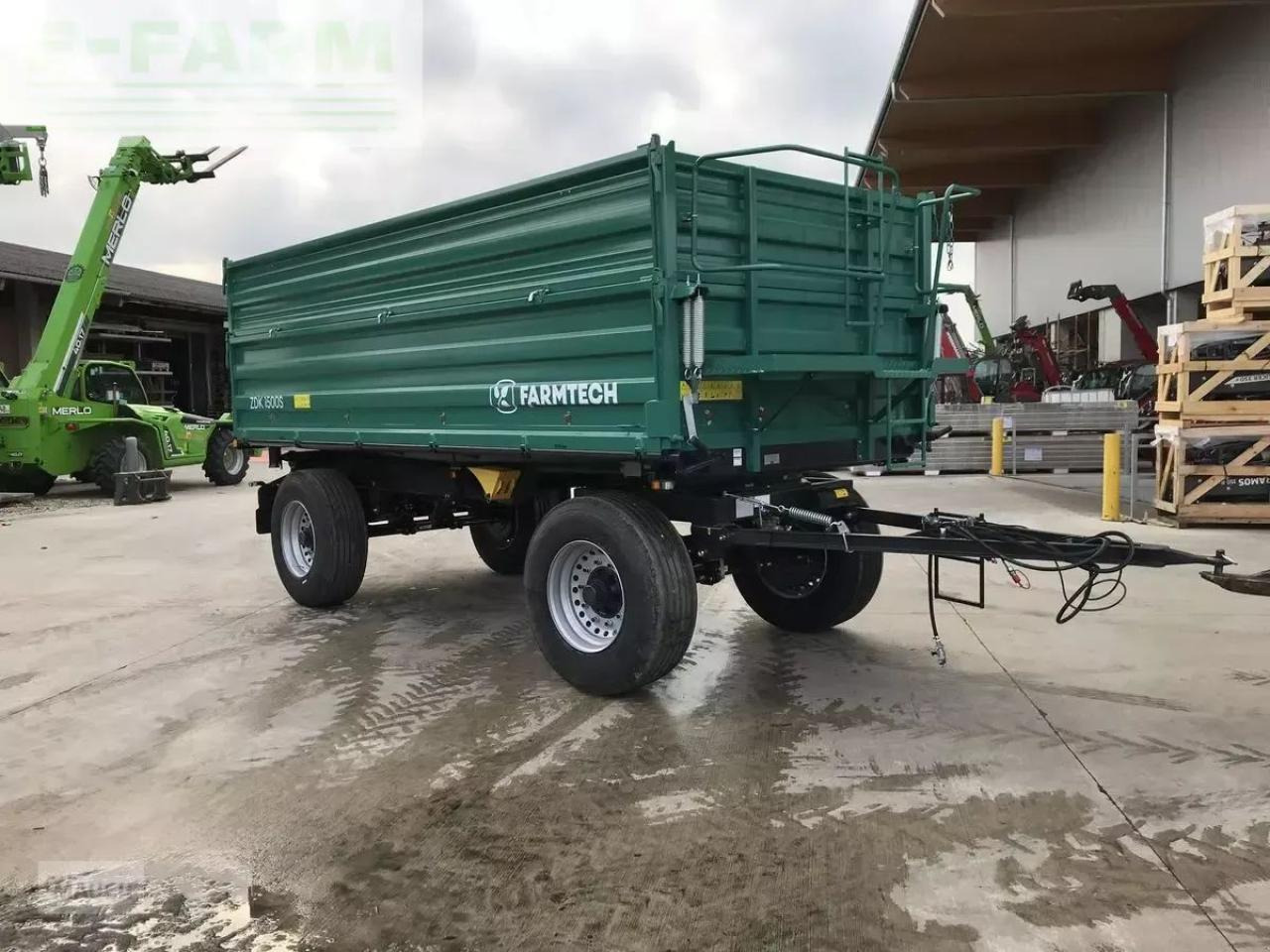 Farmtech zdk 1500 - Rimorchio a cassone agricolo: foto 1 Farmtech zdk 1500 - Rimorchio a cassone agricolo: foto 1