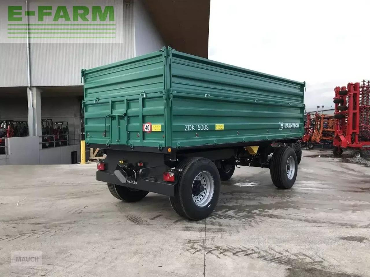 Farmtech zdk 1500 - Rimorchio a cassone agricolo: foto 3 Farmtech zdk 1500 - Rimorchio a cassone agricolo: foto 3