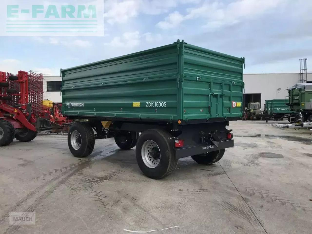 Farmtech zdk 1500 - Rimorchio a cassone agricolo: foto 5 Farmtech zdk 1500 - Rimorchio a cassone agricolo: foto 5
